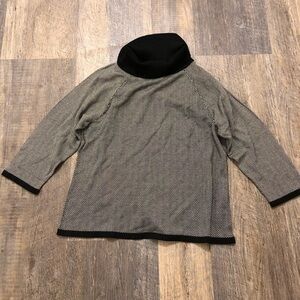 Liz Claiborne 100% silk petite large sweater luxury‎